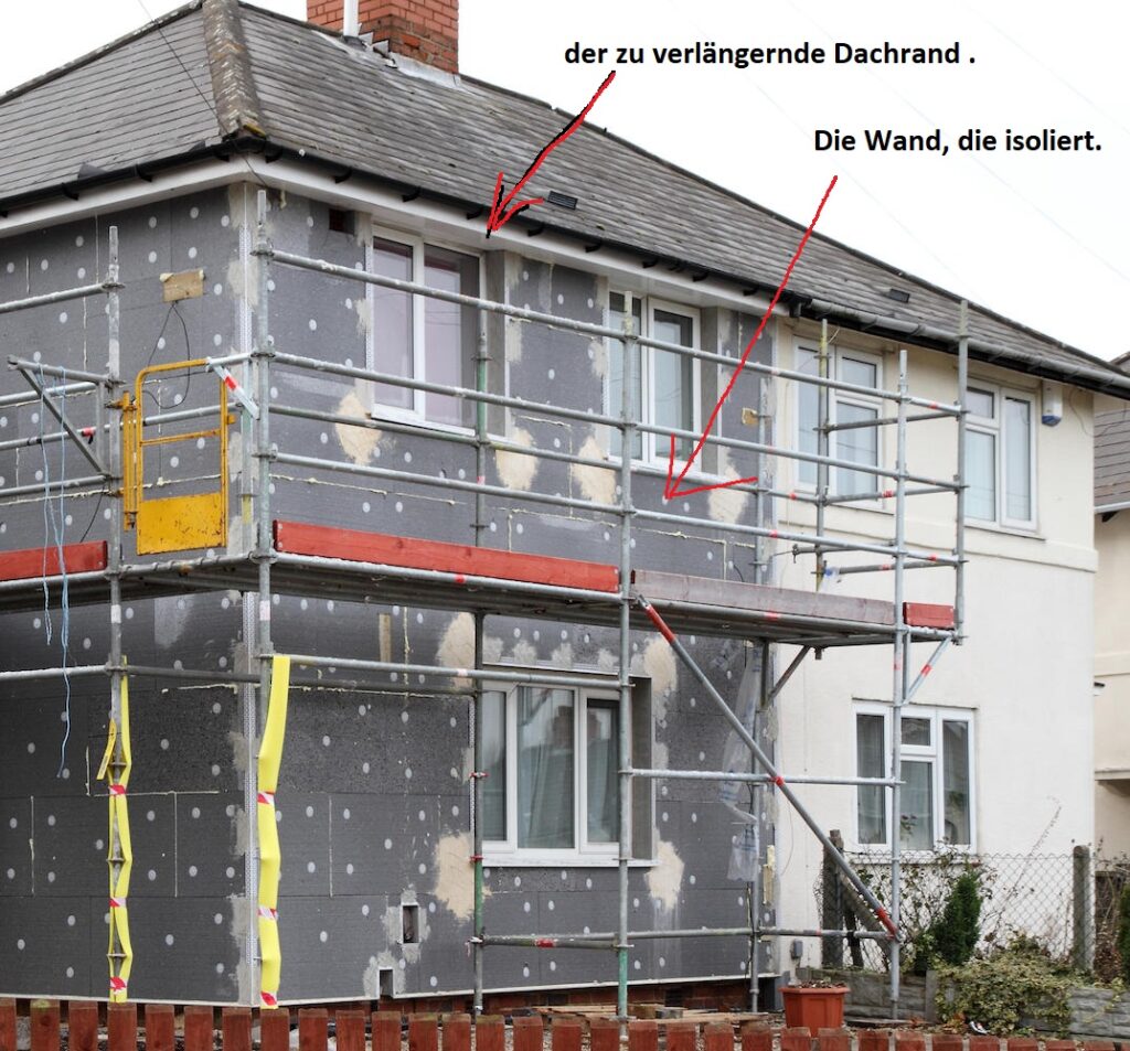 roof extended after wall insulation 2