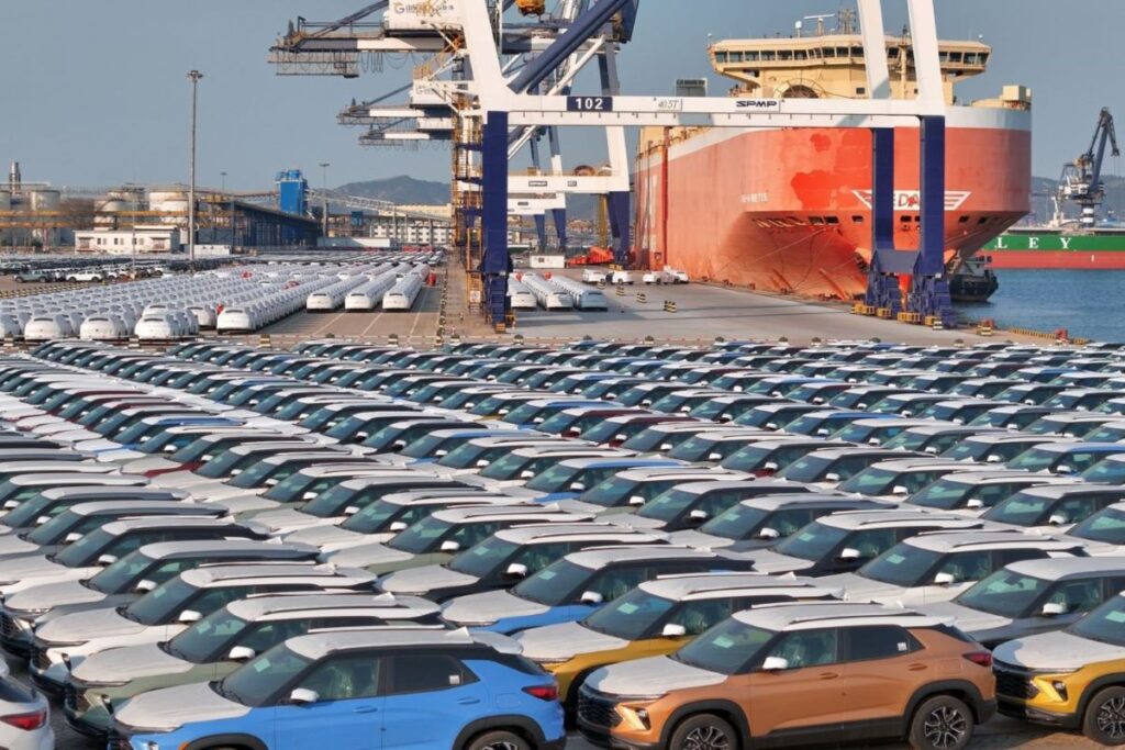 Elektrofahrzeugen in China stieg im ersten Quartal 2025
