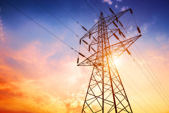 electricity towers