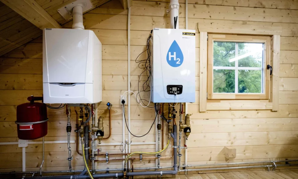 gas heating mit bio energie